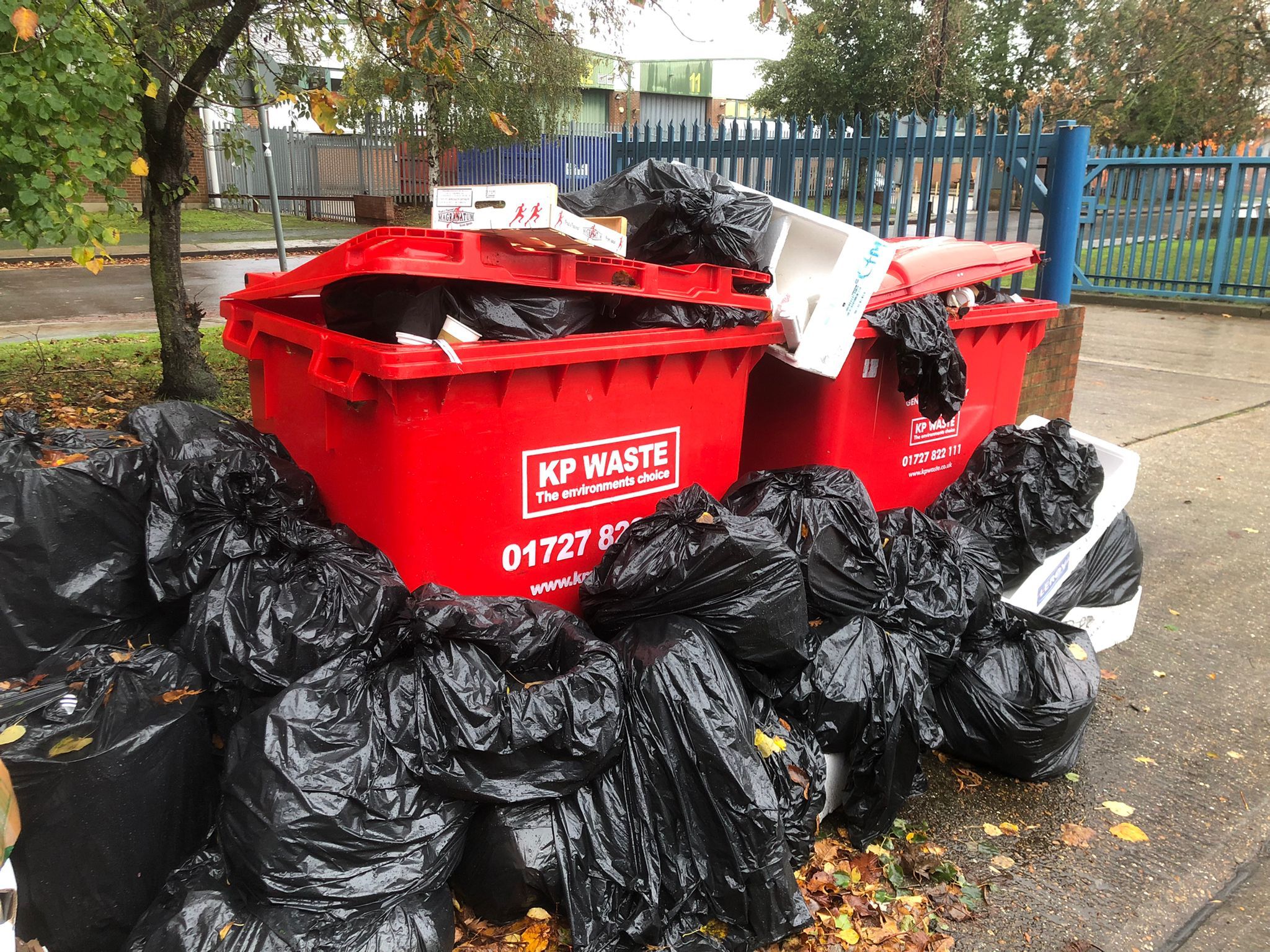 wheelie bins waste